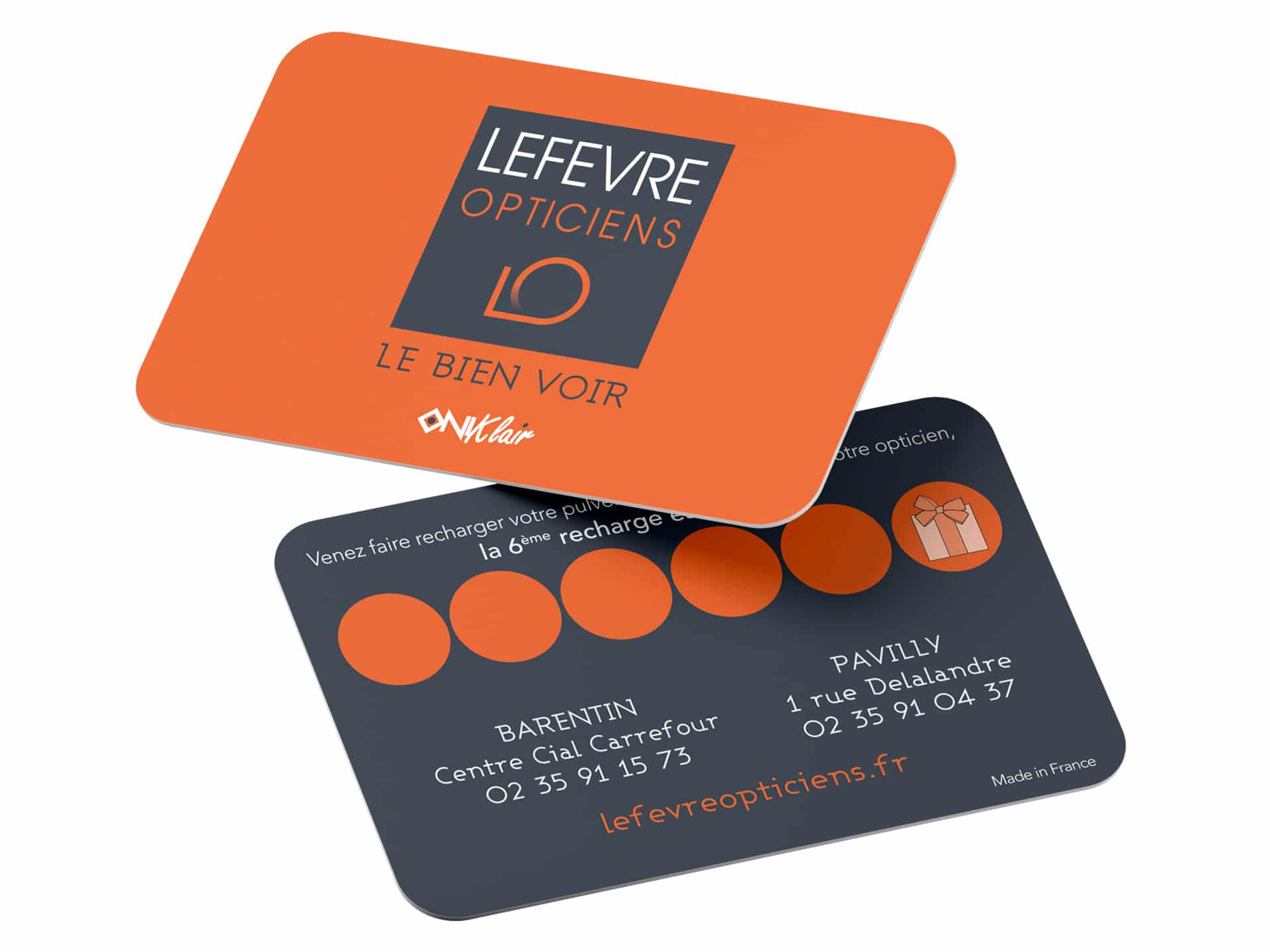 Cartes de fidélité personnalisés - Personnalisation cartes de fidélité
